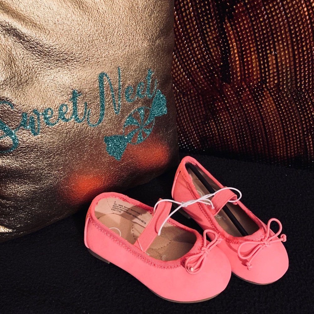 Pink ballerina slippers
